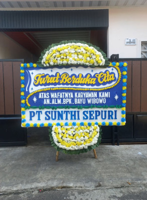 Papan Bunga Duka di Amuntai Selatan